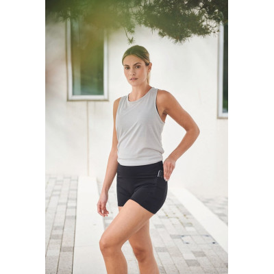 Calção para senhora com bolso para telemóvel